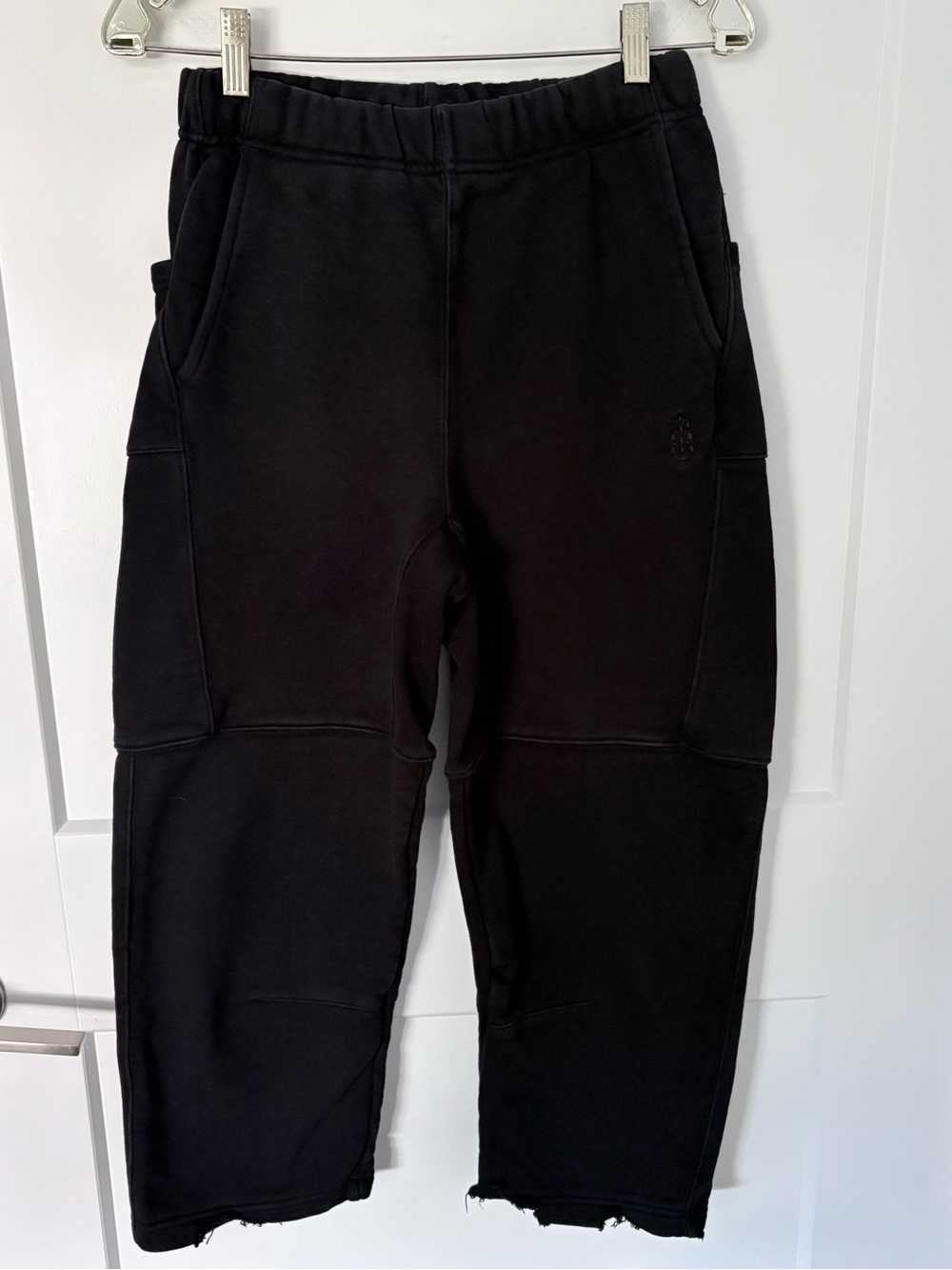 FP Movement Free People Top Score Barrel Leg Sweatpants Black XS
